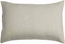 SIJO Premium Stone Washed 100% French Linen Shams, 2-Pack, Small Batch Sourced from Normandy, Breathable and Durable (Classic, King Shams)