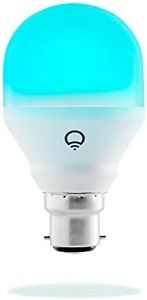 LIFX Mini, B22, Adjustable, Multicolour, Dimmable, No Hub Required, Compatible with Alexa, Apple HomeKit and the Google Assistant