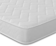 Starlight Beds - 2ft6 Small Single Memory Foam Mattress. Soft/Medium Firm Small Single Mattress. White Quilted Soft Sleep Surface (2ft6 x 6ft3 x 7)(75cm x 190cm x 18cm)