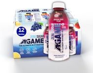 A-GAME Zero Sugar Sports Drink, Dragon Fruit Plum Zero Sugar, The Ultimate Sugar Free Hydration Sports Beverage, 8 Essential Vitamins including B, C, & E plus Sea Salt Electrolytes, All Natural Flavors, Gluten Free & Keto Friendly, 16.9 Fl Oz (Pack of 12)