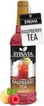 Syruvia Raspberry Tea Flavored Syrup for Drinks, Cocktails, Lemonades, Iced Teas and Desserts – 25.4 fl oz