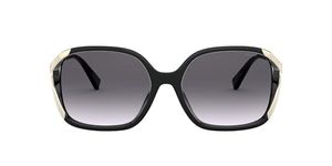 Coach Women's Hc8280u Universal Fit Sunglasses, Black/Grey Gradient