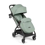 Aries Max Autofold Stroller with Footwarmer and Cup Holder, Feather-Light Design, Multi-Position Recline, and Handy Auto-Fold Mechanism (Sage Green)