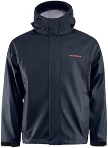 Grundéns Men’s Neptune Commercial Fishing Jacket | Waterproof, Adjustable, Dark Navy, Small