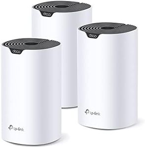 TP-Link Deco AC1900 Whole Home Mesh Wi-Fi System, Connect 100+ Devices, Seamless Roaming, Full Gigabit Ports, MU-MIMO, Parental Controls, Easy Setup, Compatible with Starlink (Deco S7(3-pack))