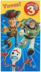 UK Greetings Disney 3rd Birthday Card For Him/Boy With Envelope - Toy Story Design With Woody, Buzz & Forky