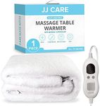 JJ CARE Massage Table Warmer 30"x73", Manual 3 Heat Control Massage Bed Warmer Fleece Pad w/Detachable 13 FT Cord, Table Warmer Massage Therapy w/Overheat Protection, Massage Table Heating Pad