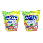 2 Pack Morinaga Hi-Chew 100+ Individually Wrapped Pieces Immensely Fruity Intensely Chewy Candy (Strawberry, Green Apple, Mango and Grape Flavor) - No Cholesterol, Gluten Free