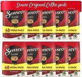 Senseo Classic Medium Roast Coffee Pods – 480 Count (10 Packs) – Smooth & Balanced Flavor with Rich Crema – Single-Serve Compostable Coffee Pads – Compatible with Senseo & PeleCom Machines