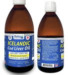 Naka Platinum Icelandic Cod Liver Oil, TG form, Natural Lemon Flavour, Made in Canada (500ml)