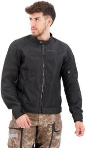 Revit Eclipse 2 Chaqueta Textil de Motocicleta (Black,XXL)