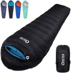 QEZER 0 Degree Sleeping Bag 650 FP 