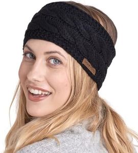 Brook + Bay Ear Warmer Fleece and Knit Headband for Women - Ear Covers for Cold Weather and Winter