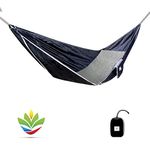 Hammock Bliss Sky Bed - Hangs Like A Hammock, Sleeps Like A Bed - Asymmetrical Design Hammock Tent With Integrated Inflatable Pad Sleeve for a Lay Flat & Insulated Camping Hammock Sleeping Experience