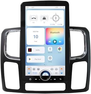 LINKSWELL 15.6” Android 11 Car Radio for 2013–2019 Dodge RAM 1500 2500 3500, Full HD Vertical Touchscreen Stereo with Wireless CarPlay & Android Auto/GPS Navigation/DSP/4G LTE/Retains Climate Controls