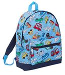 ScruffyTed Vehicles Boys Backpack For Kids Large Capacity Travel Rucksack Cars Trains Nursery School Bag