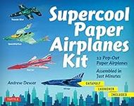 Supercool Paper Airplanes Kit: 12 P