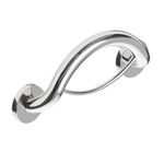 PLUS 2-In-1 Towel Ring & Grab Bar by HEALTHCRAFT (14 Inch), ADA Compliant, Bath And Shower Safety Grab Bars, Wall-Mounted, Handicap Grab Bars For Seniors Bathroom- Support Up to 500Lbs (PC)