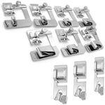 10pcs Sewing Rolled Hem Presser Foot for Sewing Machine,WENICE Sewing Machine Accessories of Guide Sewing Foot for Household Multi-Function Sewing Machines