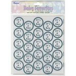 Darice It’s a Baby Boy Clear Seal, 50-Piece