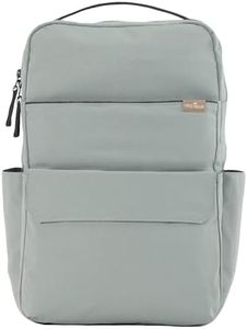 RED ROVR Roo Backpack | Lightweight Diaper Bag with Changing Pad | Large Capacity | Multifunctional Travel Pack | Exterior and Interior Pockets | Water Resistant | Great Gift for Mom & Dad | Sage