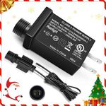 24V LED Transformer LED Class 2 Power Supply, 6W 1 Pack, IP44 Waterproof Low Voltage Transformer US Plug for Christmas Light,Lawn Lamp, Indoor Outdoor Use, UL Listed