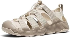 KEEN Men's Hyperport H2 Closed Toe Breathable Easy On Comfortable Hiking and Water Sandals, Birch/Plaza Taupe, 11