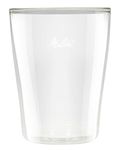 Melitta 6761117 2 Lungo Coffee Glasses 200 ml, Double-Walled Borosilicate Glass, Microwave safe, Height 11.1 cm