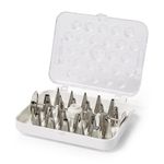 Ateco 782 Cake Decorating Set, Plastic, White