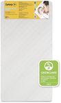 Safety 1st Heavenly Dreams Deluxe Baby Crib & Toddler Bed Mattress, Dual Sided, Waterproof Cover, White