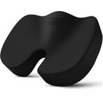 MASHUR FAB Cushion for Chair and Car Seat - Premium Memory Foam Pillow with Removable & Washable Cover (SF-8 COCSY SEAT, 1)
