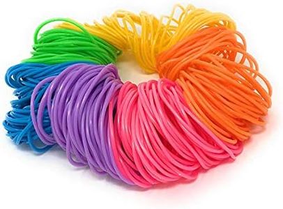 KIDSTHRILL Neon Assorted Colored Bracelet - Silicone Material - Multi Purpose ,DIY, Rubber Bangles,Stretchable,Party Favor -Children - 2mm - Pack of 288