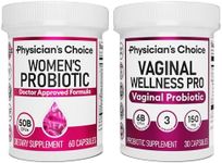 Physician's CHOICE Feminine Power Duo Bundle - Vaginal Probiotic 30ct + Womens Probiotic 60ct