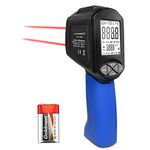 Infrared Thermometer, GR-1580 Non Contact High Temp Pyrometer -58~2876℉(-50~1580℃, Adjustable Emissivity, Distance Spot Ratio: 30:1 for Metal Melting Furnace Forge Kiln HAVC 【NOT for Human】