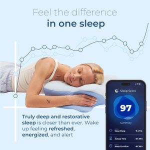 DERILA Ergo Memory Foam Pillow – Orthopedic Neck Support