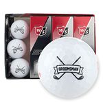 Groomsman Golf Balls, Wilson Staff Elite, Groomsmens Gifts, One Dozen