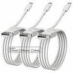 iPhone Charger Cable 1M, 3Pack Apple MFi Certified iPhone Lightning to USB Cable 1Meter, Fast iPhone Charging Wire Apple Lead for iPhone 13/12/11 Pro/11/XS MAX/XR/8/7/6s/6/5S/SE iPad Original(3ft)