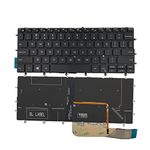 Laptop Replacement US Layout with Backlit Keyboard for Dell XPS 13 9370 9380 9370 9380 Black