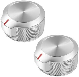 New W11156487 W10823529 Burner Control Stove Knobs Replacement for KitchenAid Whirlpool Oven Range Cooktop Knobs Parts(2pcs)