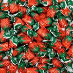 Strawberry Filled Hard Candy - 1 Pound Individually Wrapped Strawberry Bon Bons Candy - Bulk Bag