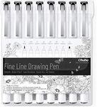 Black Fineliner Drawing Pen, Ohuhu 