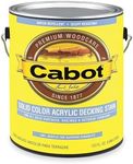 CABOT STAIN 11880 REDWOOD SOLID COLOR DECKING ACRYLIC STAIN W/ SURFACE PROTECTOR SIZE:1 GALLON.