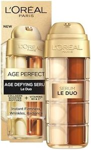 L'Oreal Paris Age Perfect Age Defying Le Duo Serum 30ml, with Collagen Booster Peptides, Vitamins B3 & Cg, for Instant Firmness, Visibly Reduced Wrinkles & Radiant Skin