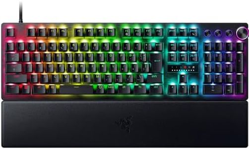 Razer Huntsman V3 Pro JP, Equipped with Rapid Trigger, Analog Gaming Keyboard with Adjustable Actuation, Optical Switch, Press Pressure, 1.4 oz (40 g), Wrist Rest Included, Japanese Arrangement