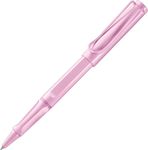 Lamy safari lightrose - Rollerball Pen with ergonomic grip & line width M - for pleasant long writing - made of robust ASA plastic - including rollerball refill M 63 in black