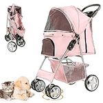 LPOTIUS Pet Stroller for Small Dogs