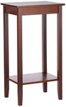 Umark Solid sheesham Wood Long Table Bar Tall Stool Patio Outdoor Garden Chair Seat Home Stool Brown (Brown)