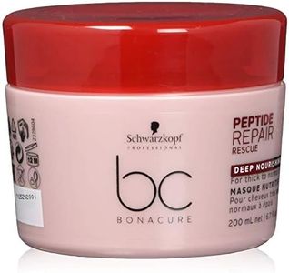 Schwarzkopf BC BONACURE Peptide Repair Rescue Treatment, 6.7-Ounce, Clear