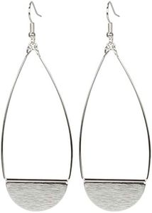 SPUNKYsoul Shield Earring (Large Silver)