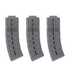 Dart Zone Pro-Series 15-Round Standard-Length Dart Magazine 3-Pack, Gray